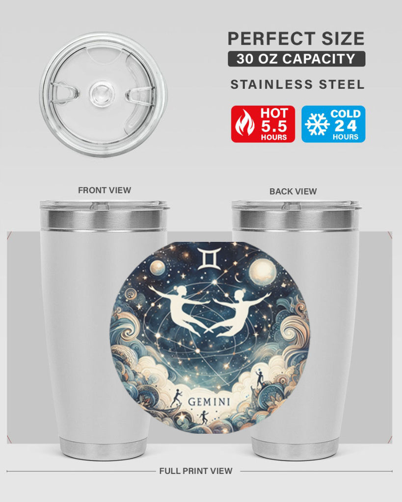 gemini 249#- zodiac- Tumbler