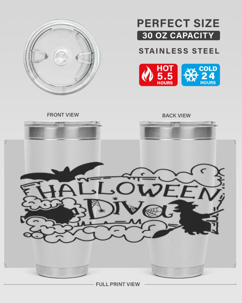 halloween diva 74#- halloween- Tumbler