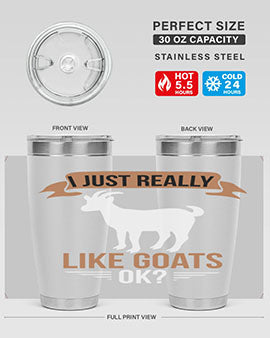 i just really like goats ok Style 3#- goat- Tumbler