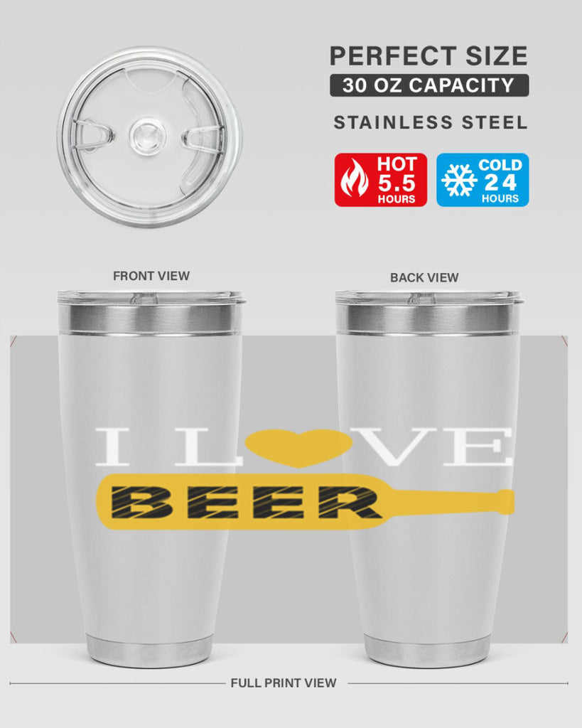 i love beer 75#- beer- Tumbler