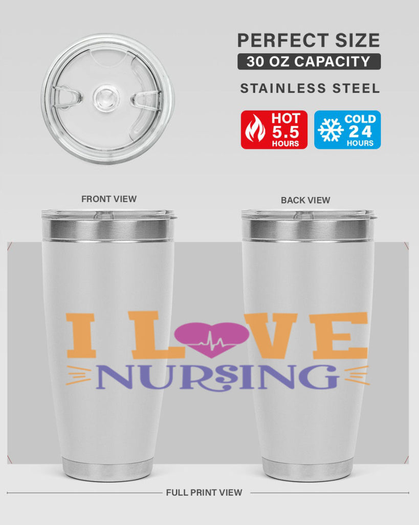 i love nursing Style 379#- nurse- tumbler