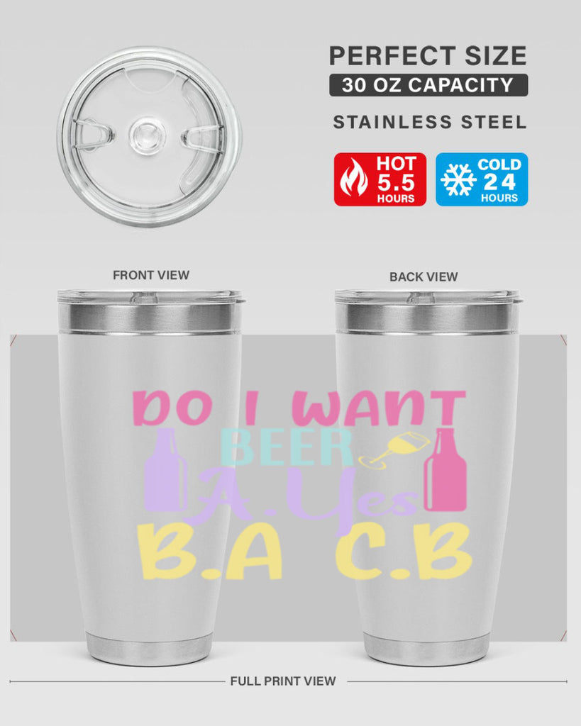 i want beer ayes ba cb 142#- beer- Tumbler