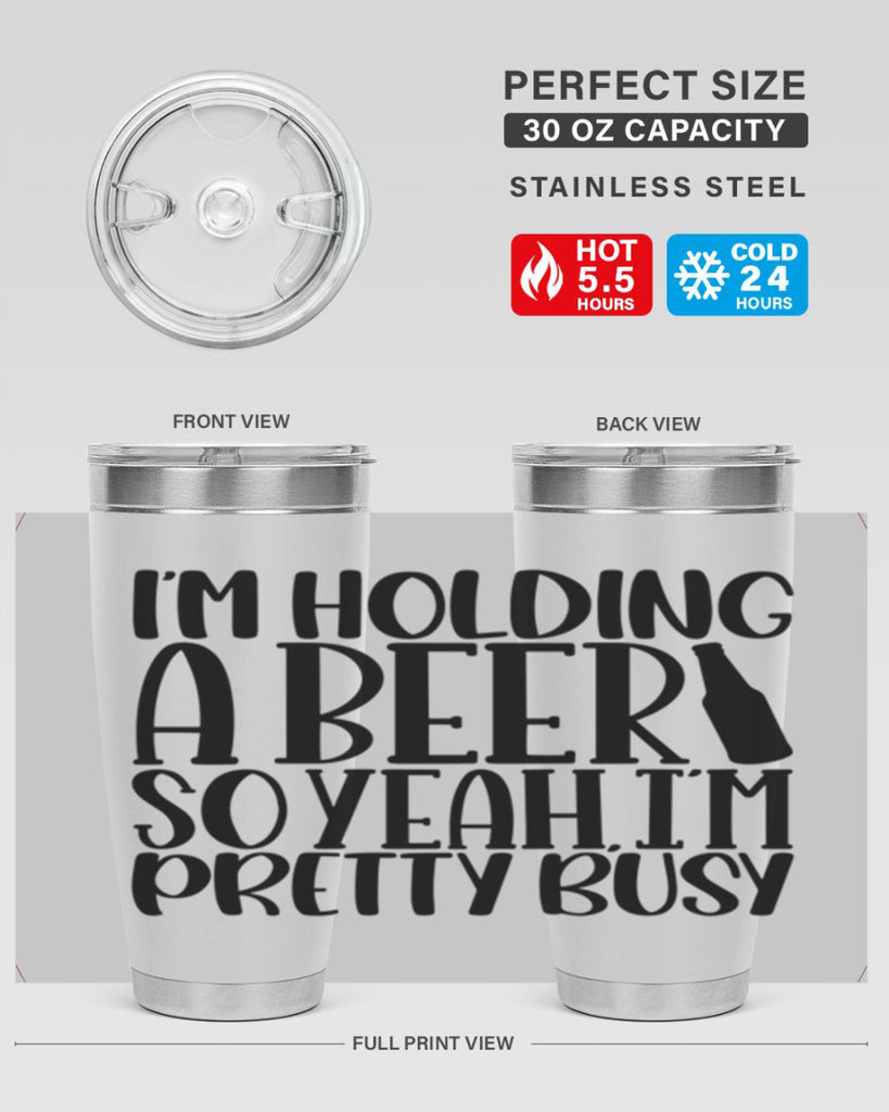 im holding a beer so yeah 32#- beer- Tumbler