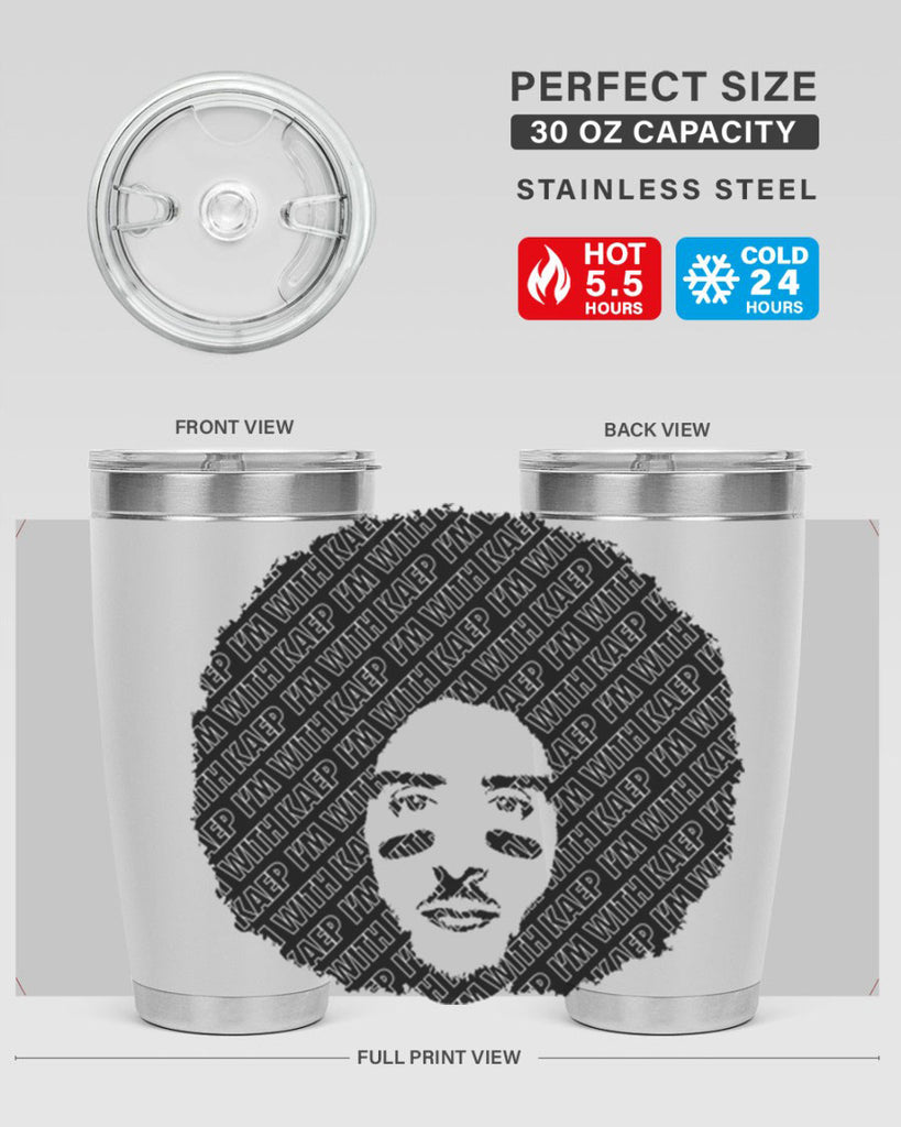 imwithkaep 24#- black men - boys- tumbler