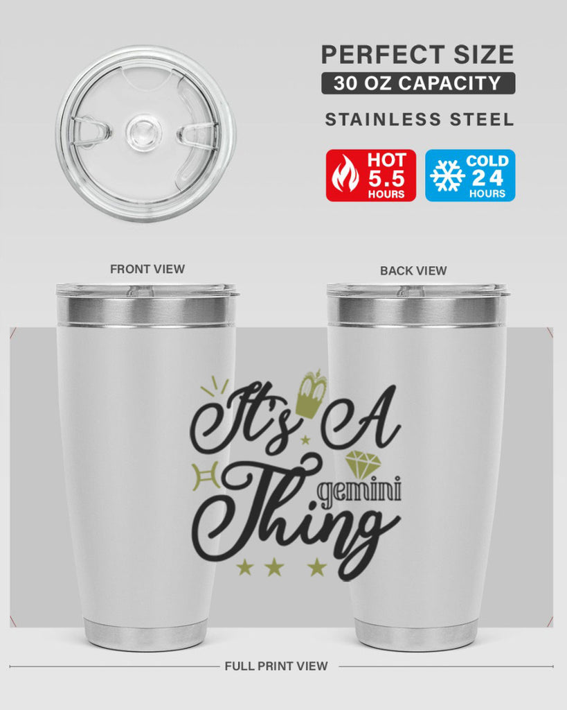 its a Gemini thing 266#- zodiac- Tumbler
