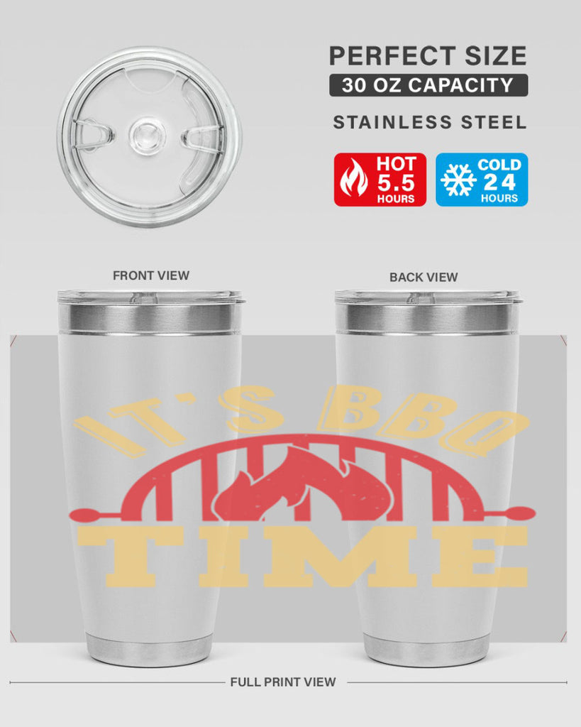 its bbq time 32#- bbq- Tumbler
