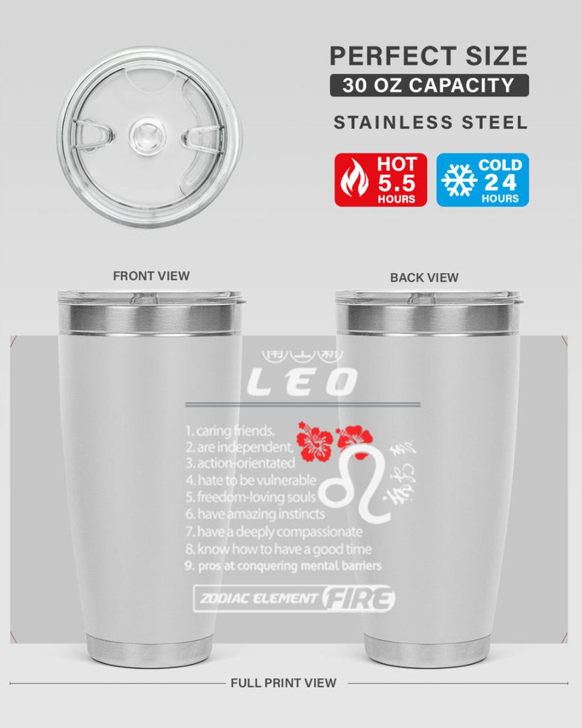 leo 307#- zodiac- Tumbler