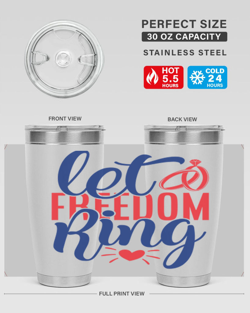 let freedom ring Style 58#- Fourt Of July- Tumbler