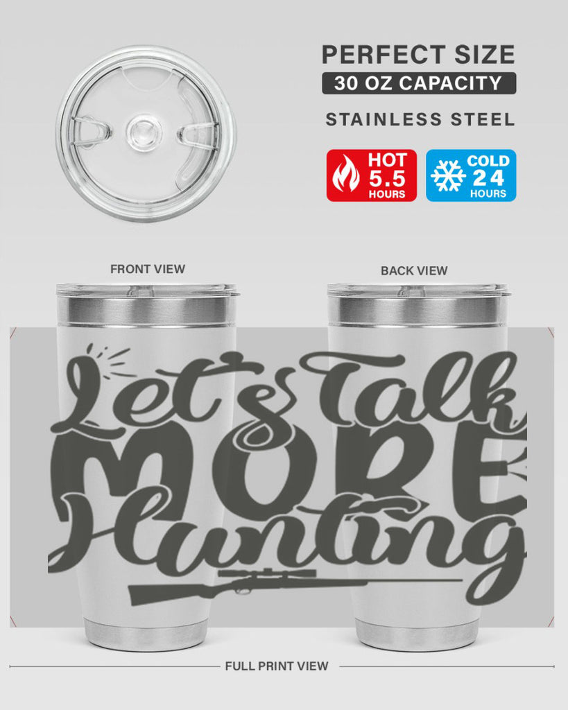 lets talk more hunting 6#- hunting- Tumbler