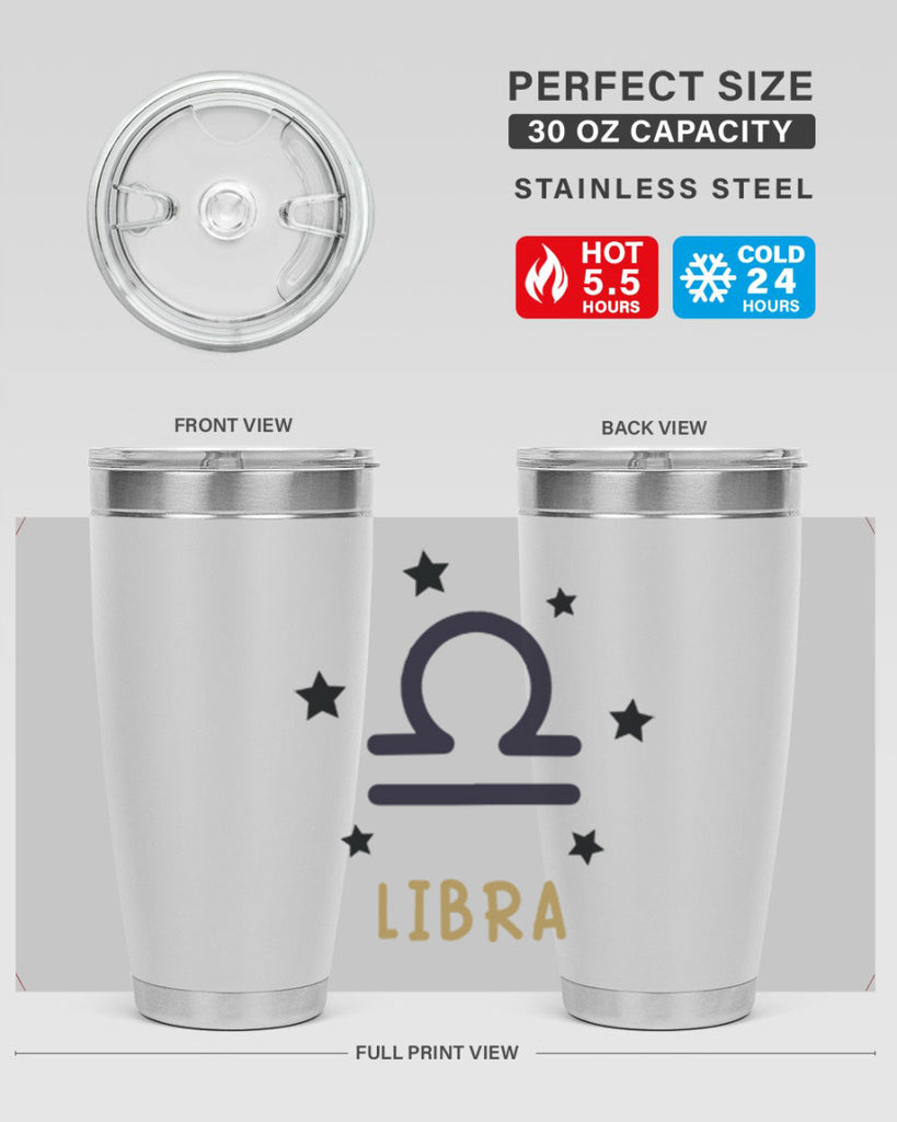 libra 336#- zodiac- Tumbler