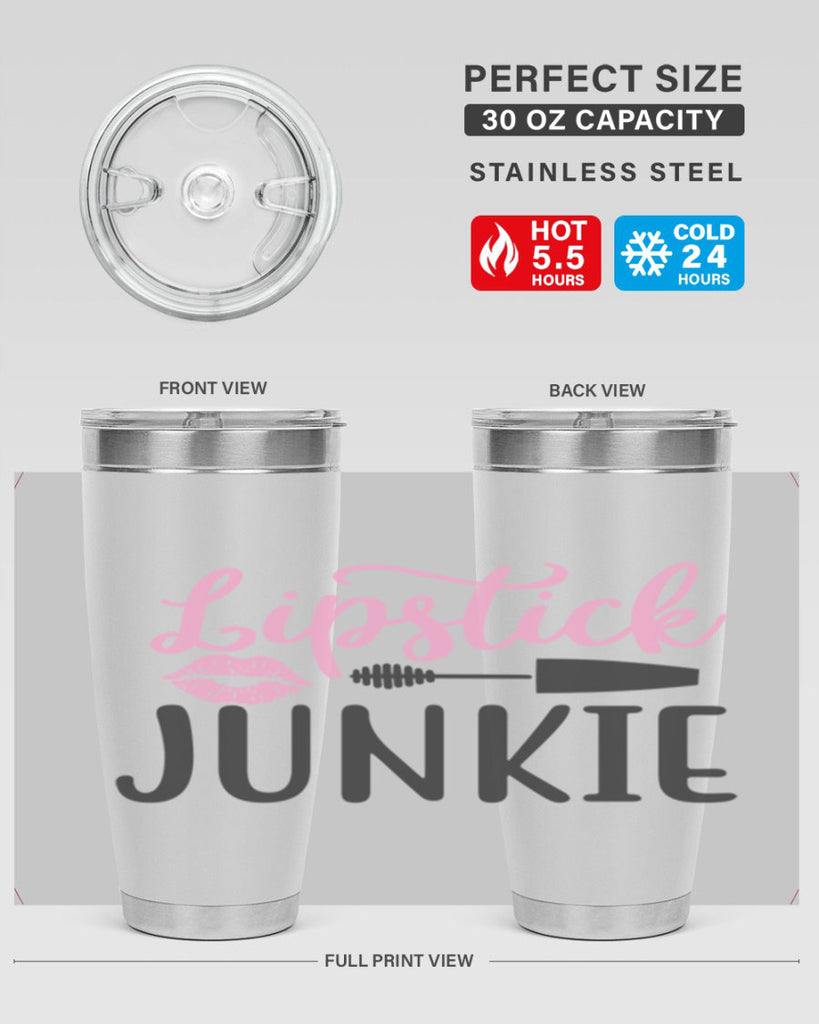 lipstick junkie Style 154#- make up- Tumbler
