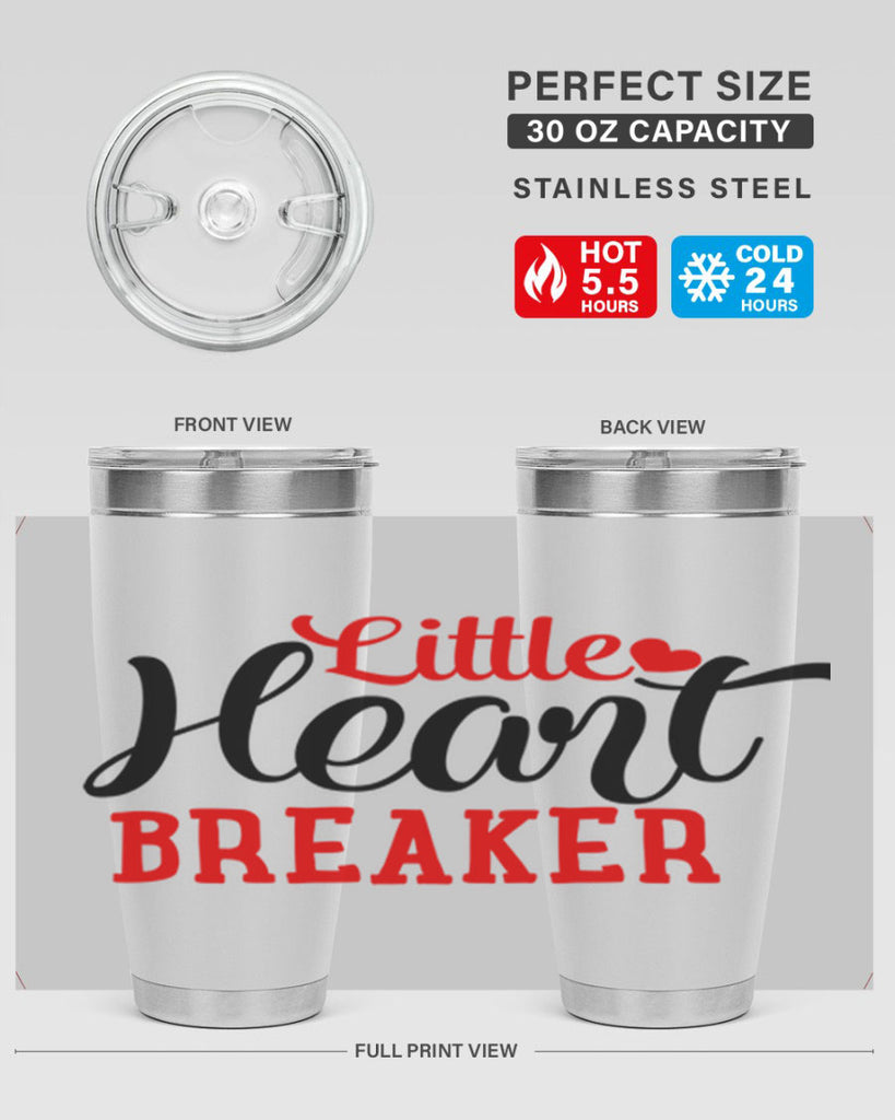 little heart breaker 76#- valentines day- Tumbler