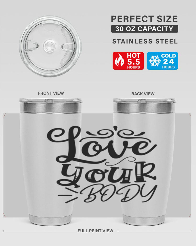 love your body 30#- gym- Tumbler
