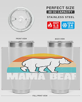 mama bear 24#- Bears- Tumbler