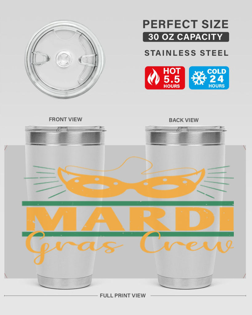 mardi gras crew 48#- mardi gras- Tumbler