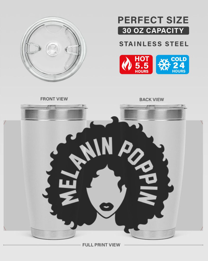 melanin poppin 85#- black words phrases- Cotton Tank