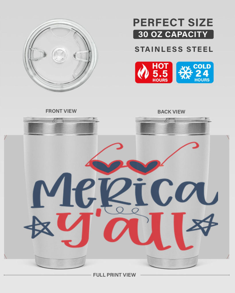 merica y all Style 82#- Fourt Of July- Tumbler