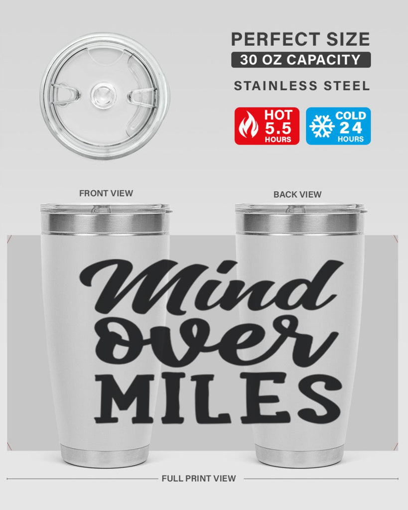 mind over miles 28#- gym- Tumbler