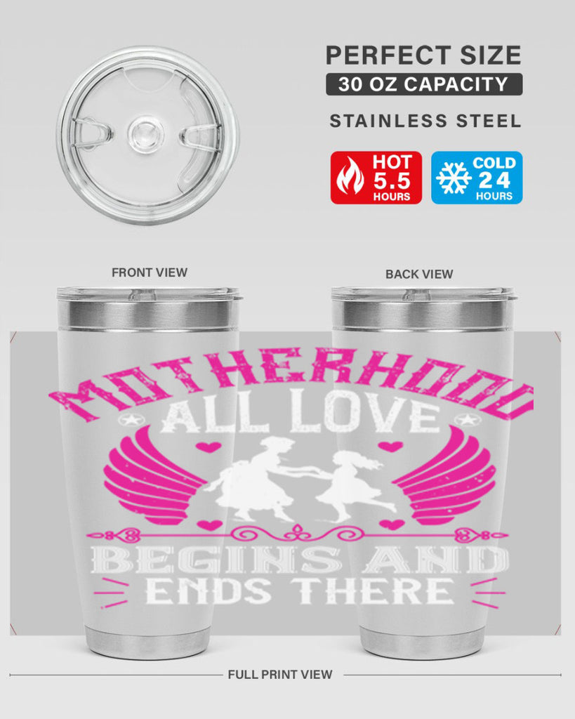 motherhood all love 57#- mothers day- Tumbler