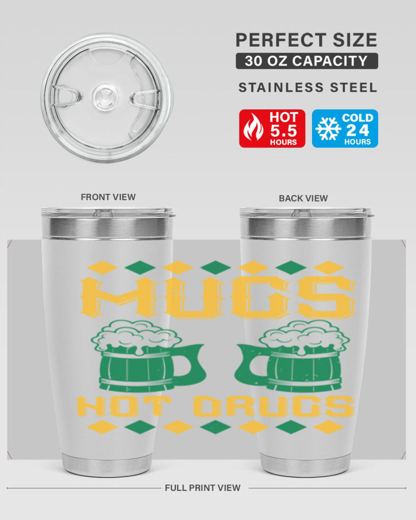 mugs not drugs 59#- beer- Tumbler