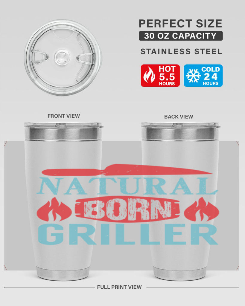 natural born griller 19#- bbq- Tumbler