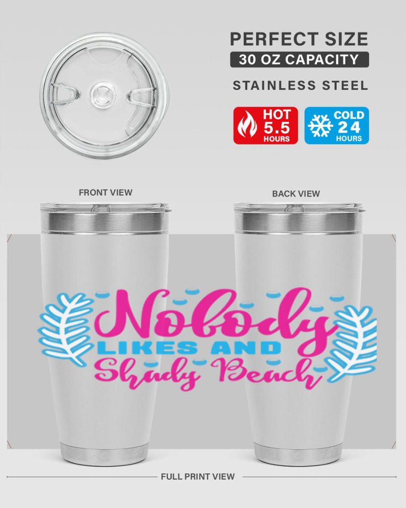 nobody likes and shady beach 520#- mermaid- Tumbler