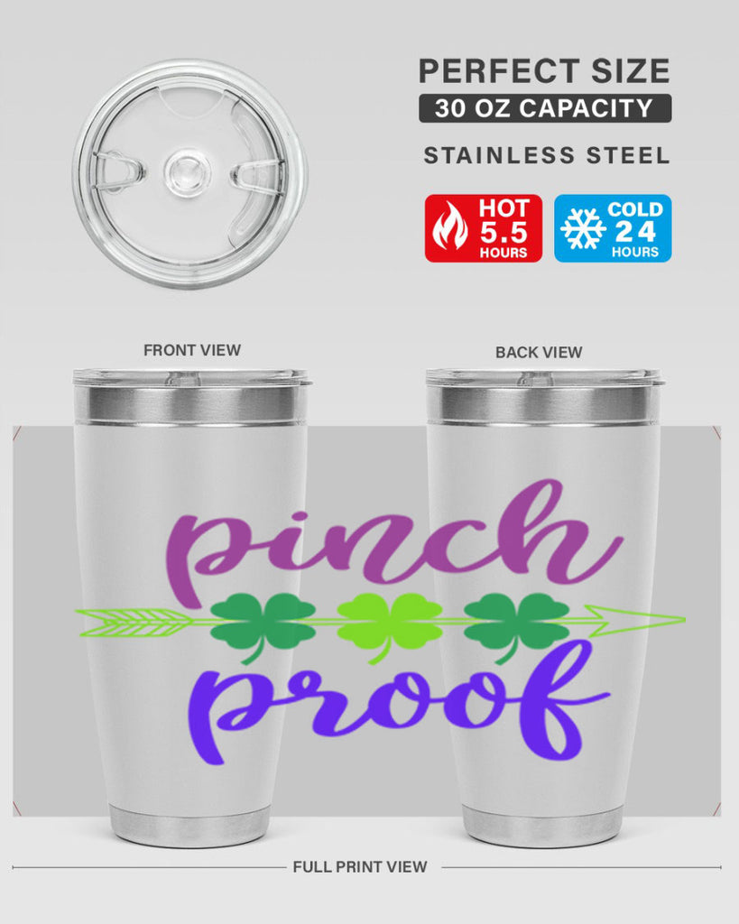 pinch proof 3#- mardi gras- Tumbler