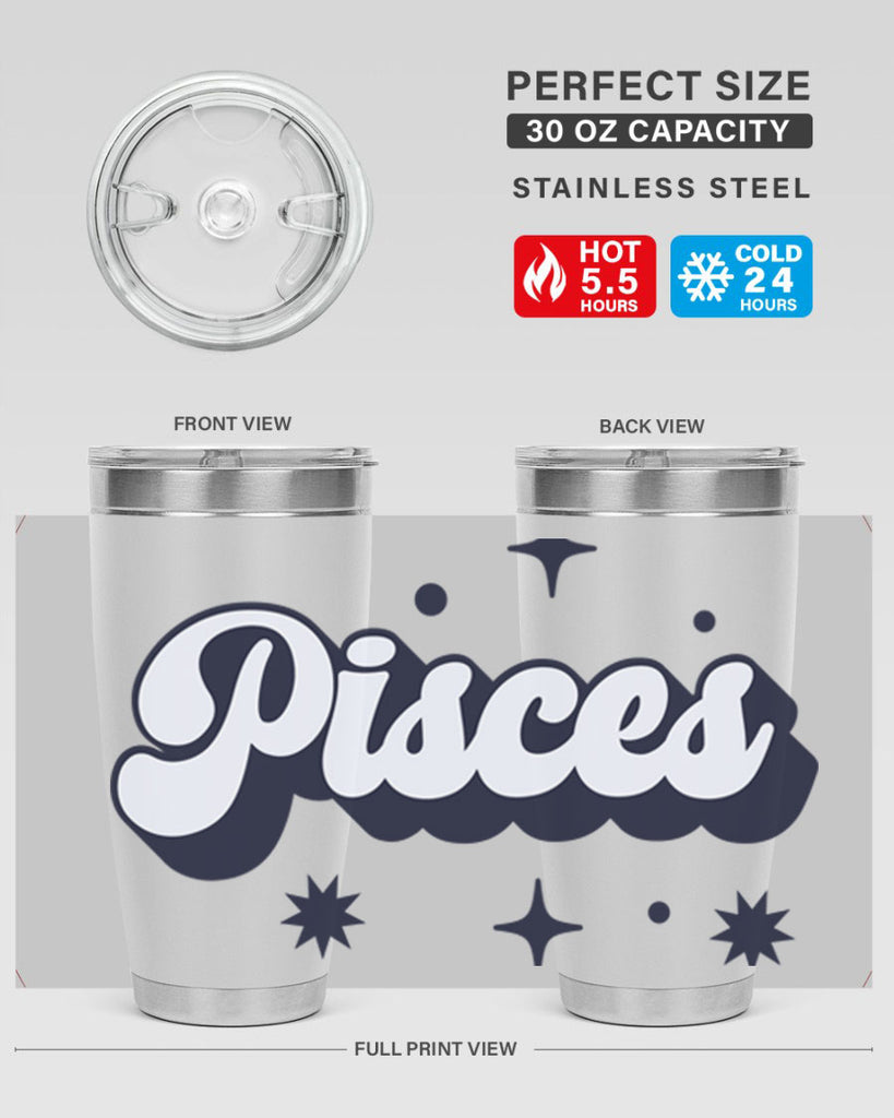 pisces 354#- zodiac- Tumbler