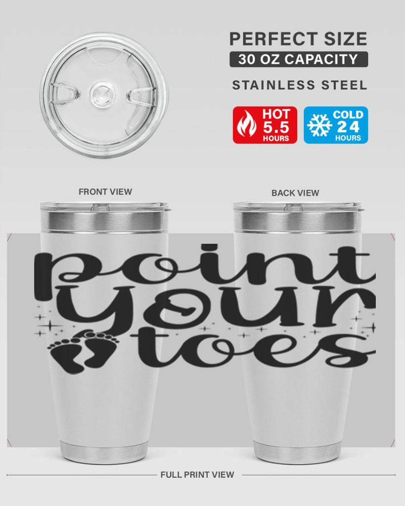 point your toes67#- ballet- Tumbler