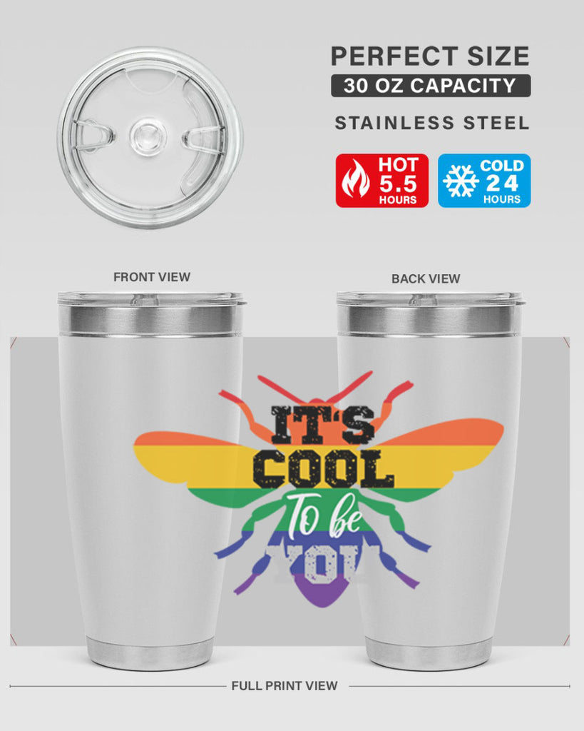 pride bee cool 70#- lgbt- Tumbler