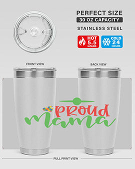 proud mama Style 38#- autism- Tumbler