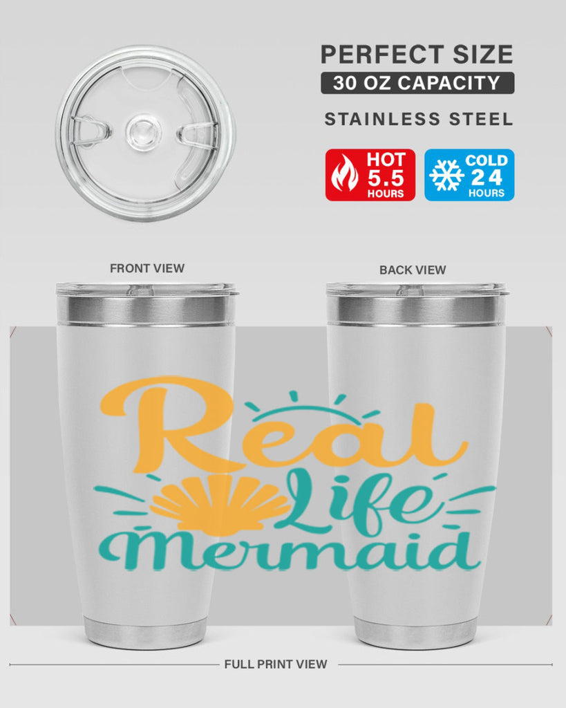 real life mermaid Style 79#- summer- Tumbler