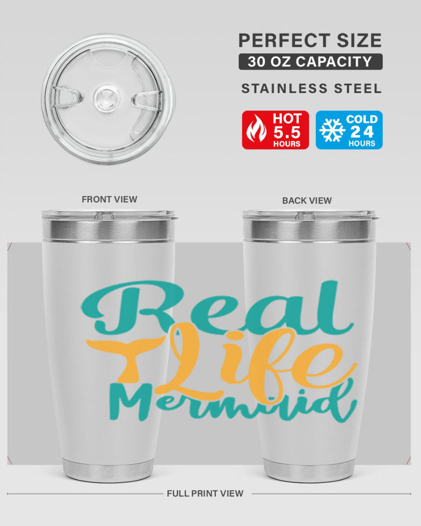 real life mermaid Style 80#- summer- Tumbler
