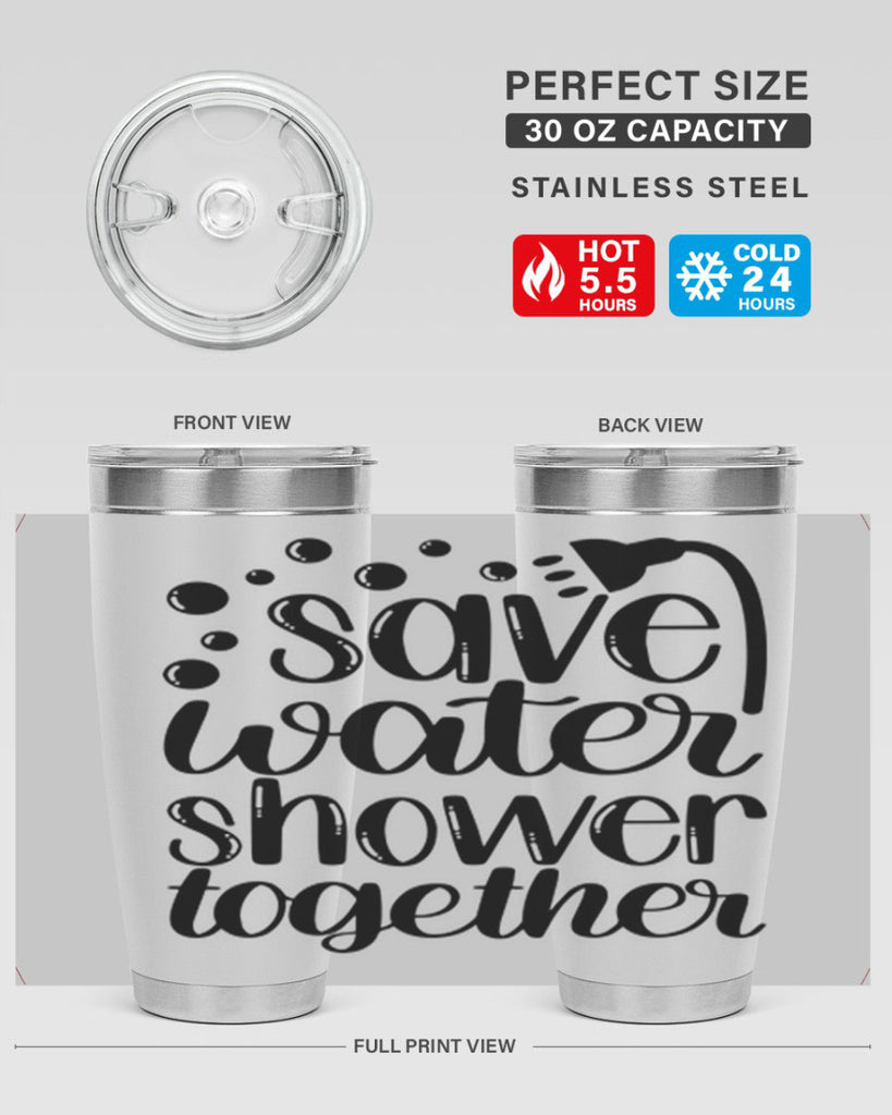 save water shower together 18#- bathroom- Tumbler