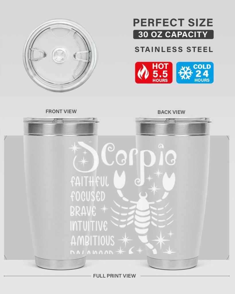 scorpio 435#- zodiac- Tumbler