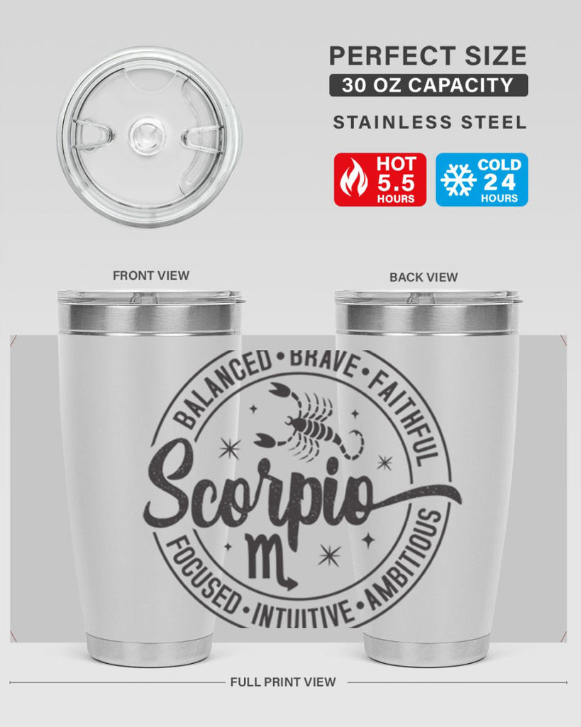 scorpio 438#- zodiac- Tumbler