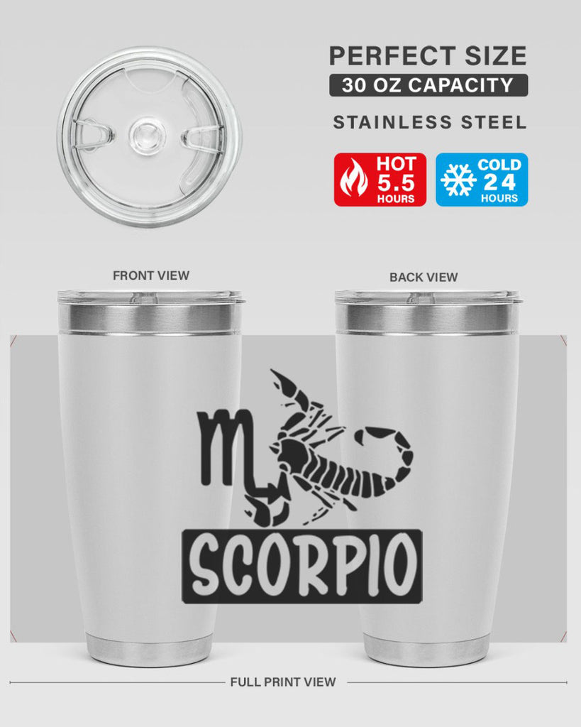 scorpio 440#- zodiac- Tumbler
