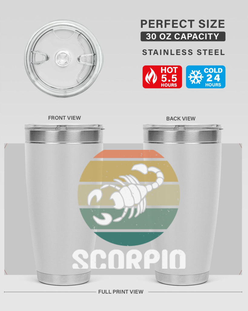 scorpio 451#- zodiac- Tumbler
