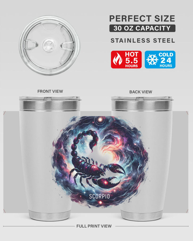 scorpio 461#- zodiac- Tumbler