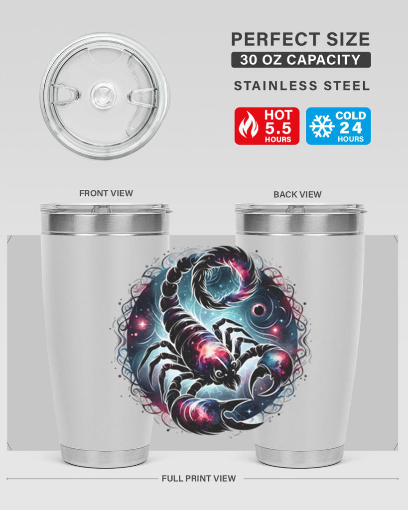 scorpio 463#- zodiac- Tumbler