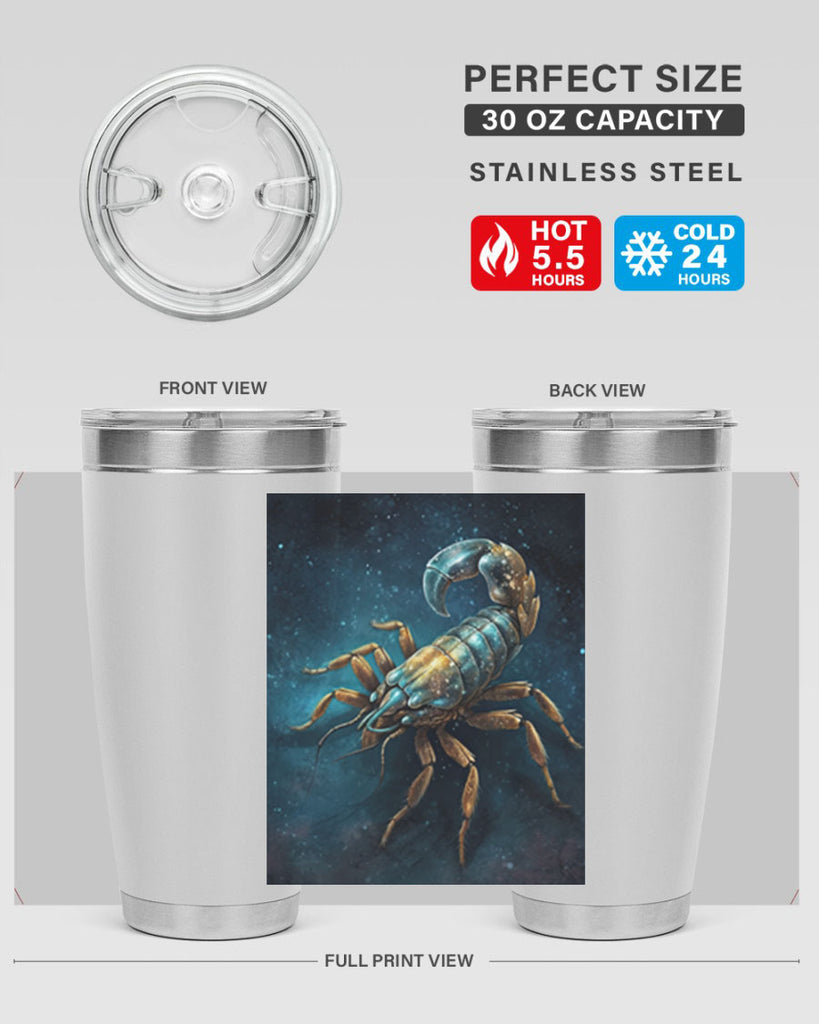 scorpio 46#- zodiac- Tumbler