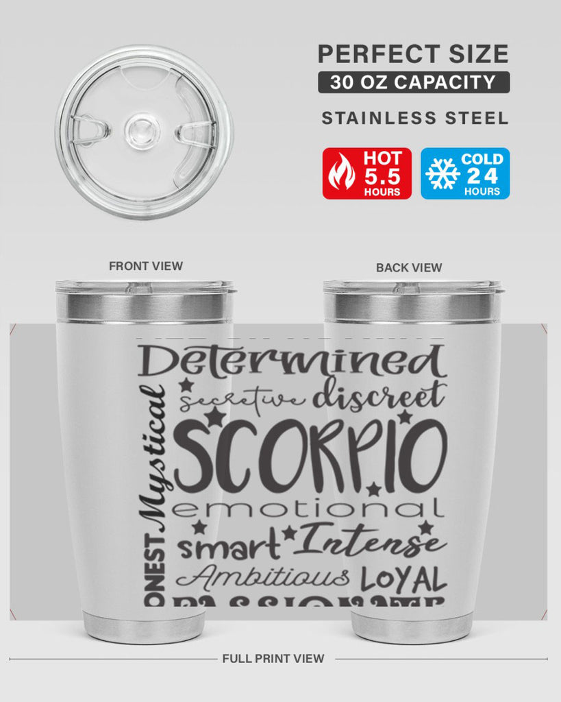 scorpio 572#- zodiac- Tumbler