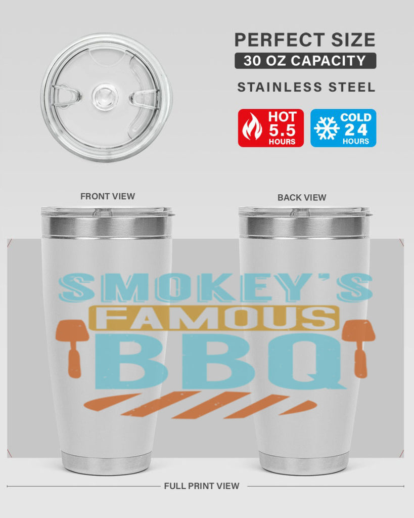 smokeys famous bbq 11#- bbq- Tumbler