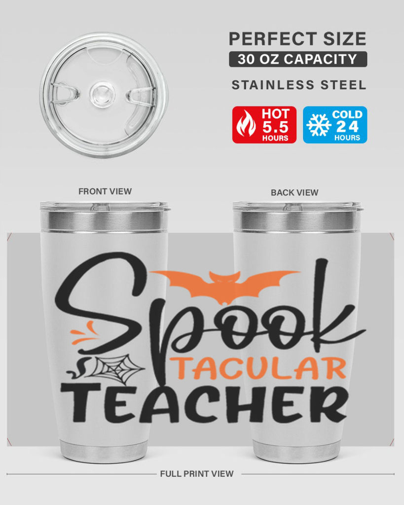 spooktacular teacher 106#- halloween- Tumbler