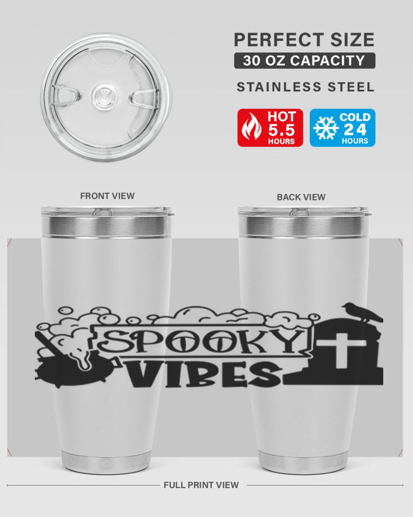 spooky vibes 20#- halloween- Tumbler