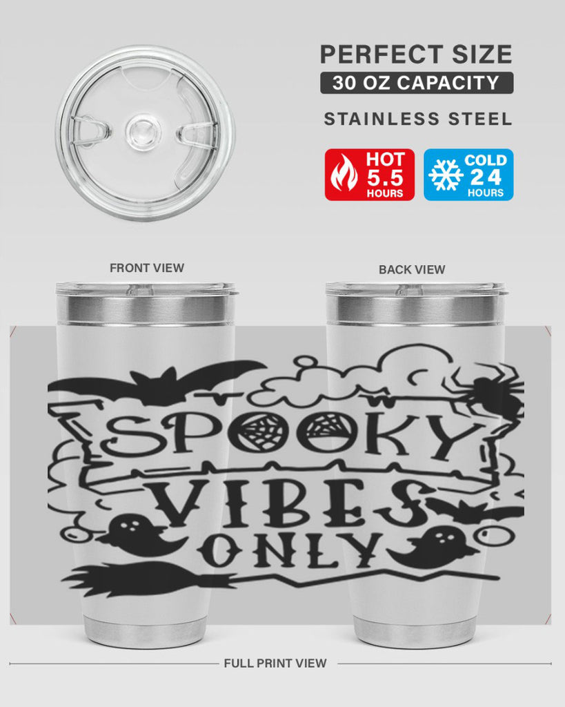 spooky vibes only 21#- halloween- Tumbler