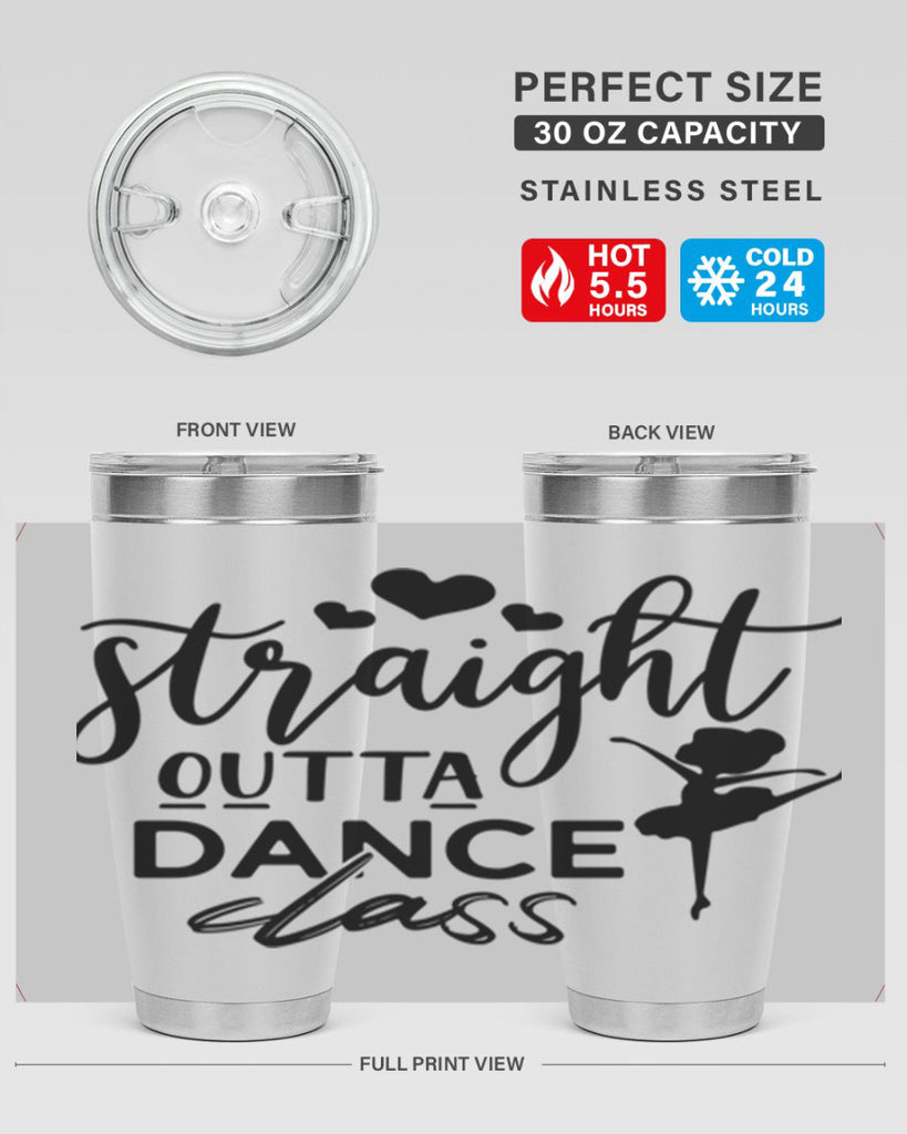 straight outta dance class 80#- ballet- Tumbler