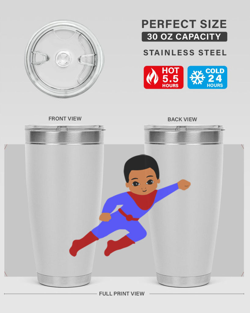 super kid 14#- black men - boys- tumbler