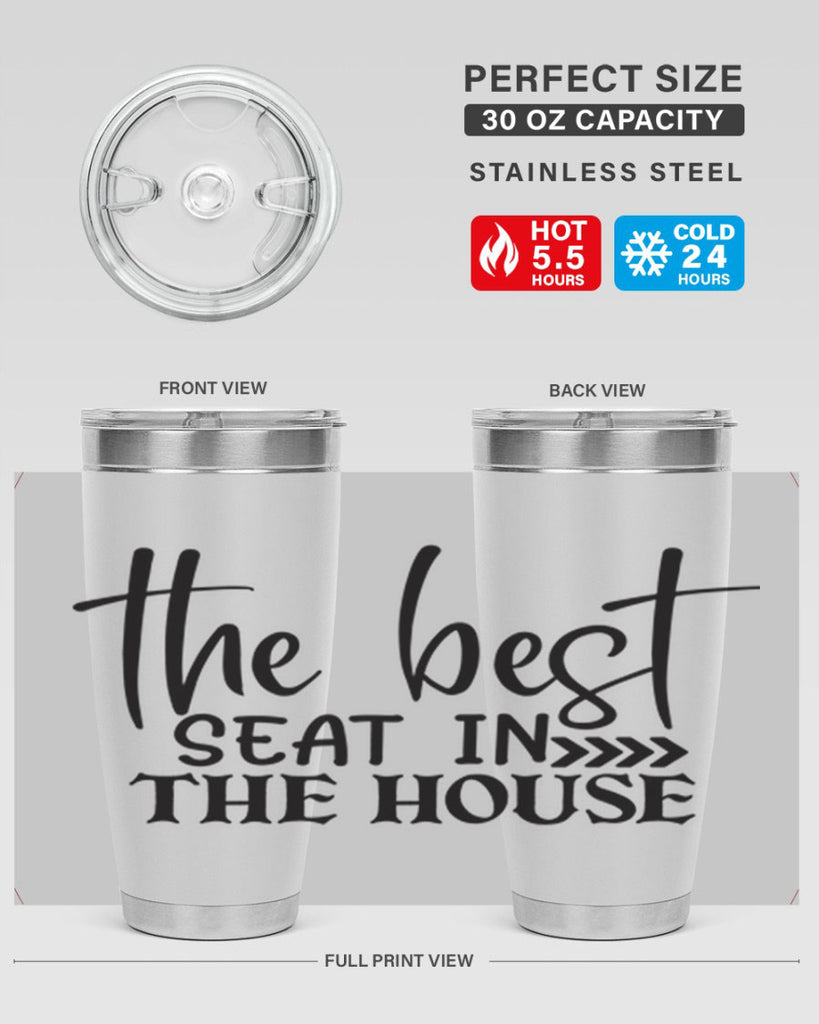 the best seat in the house 56#- bathroom- Tumbler