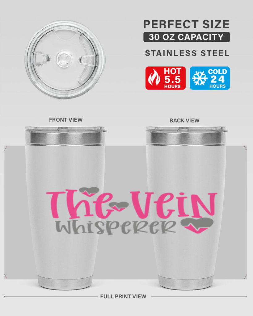 the vein whisperer Style Style 21#- nurse- tumbler